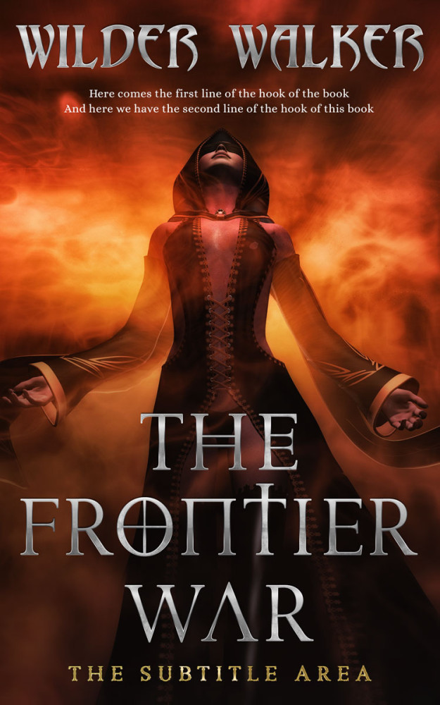 Front view of Sambuca #4473 - Premade Fantasy Book Cover