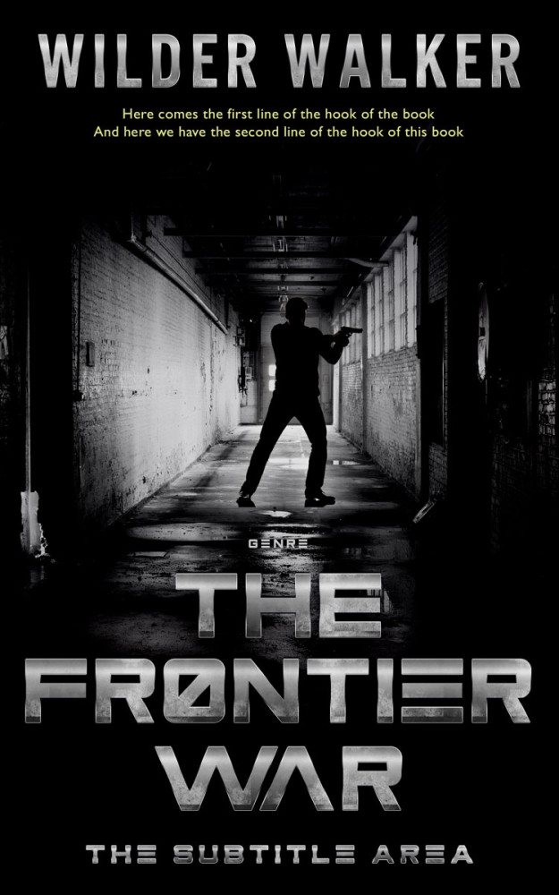 Front view of Silver Chalice #4474 - Premade Mystery & Thriller & Suspense Book Cover