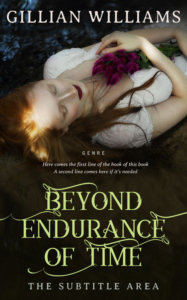 Front view of Heathered Gray #4521 - Premade Romance Book Cover