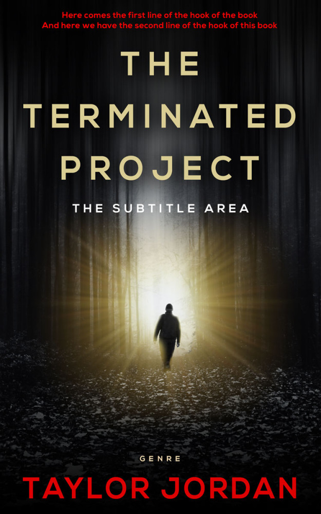 Front view of Cod Gray #4538 - Premade Mystery & Thriller & Suspense Book Cover