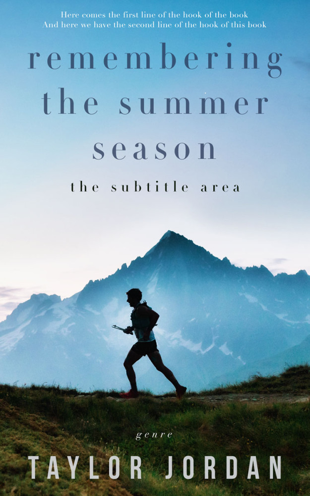 Front view of Half Baked #4552 - Premade Nature Book Cover | BookCoverZone