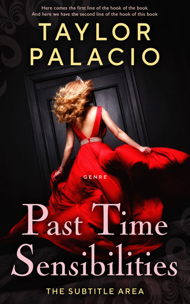 Front view of Roman #4577 - Premade Romance Book Cover