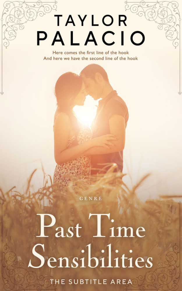 Front view of Janna #4599 - Premade Romance Book Cover