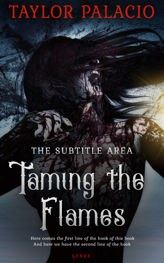 Front view of Woodsmoke #4612 - Premade Fantasy Book Cover