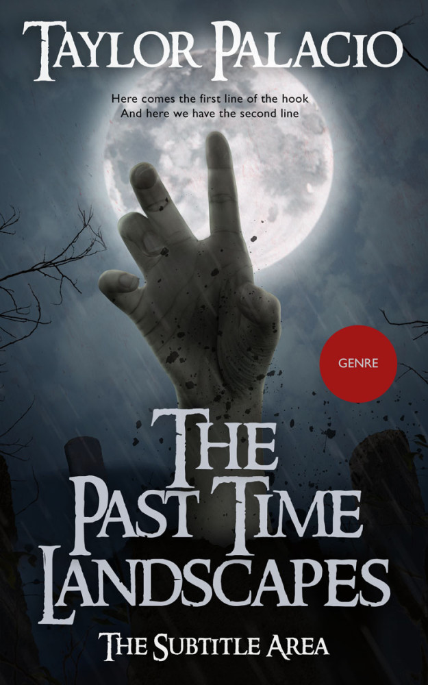 Front view of Outer Space #4661 - Premade Horror Book Cover