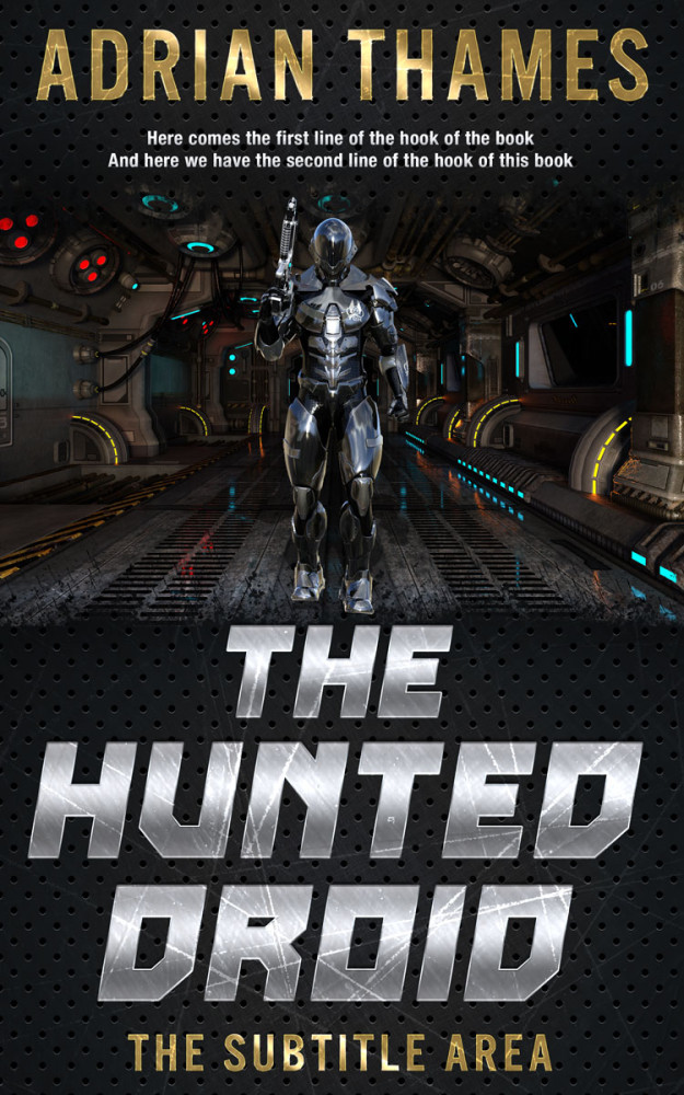 Front view of Thunder #4708 - Premade Apocalyptica Book Cover