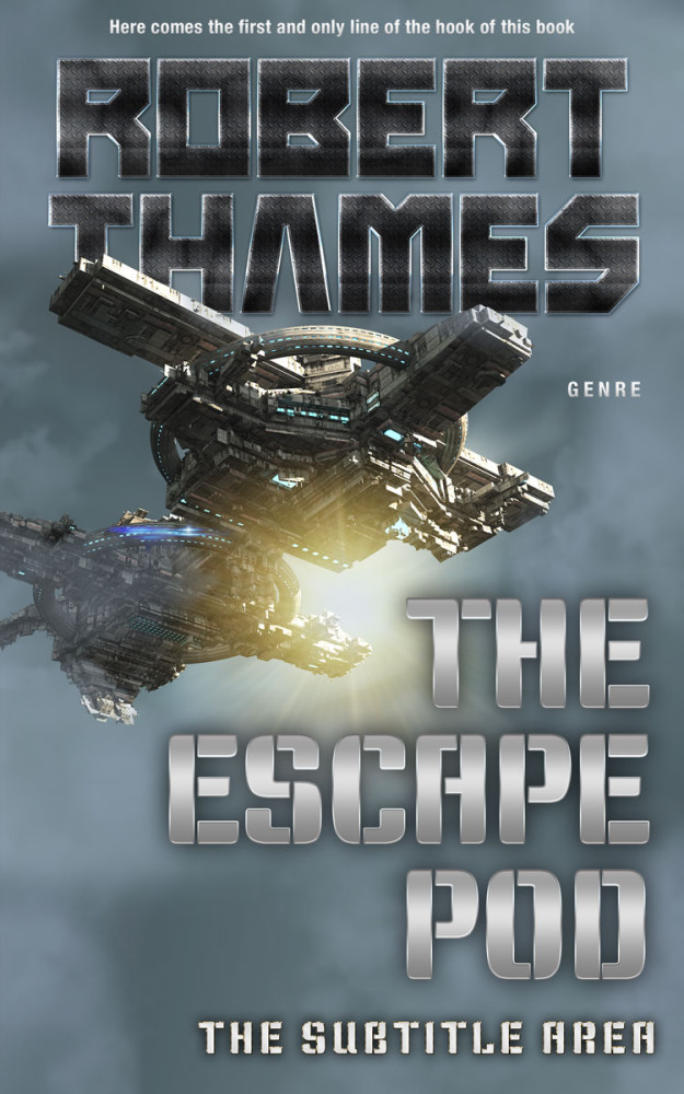 Front view of Nevada #4715 - Premade Apocalyptica Book Cover