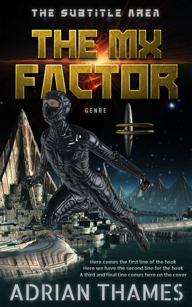 Front view of Woodsmoke #4727 - Premade Science Fiction Book Cover