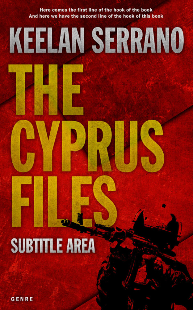 Front view of Dark Burgundy #4746 - Premade Mystery & Thriller & Suspense Book Cover