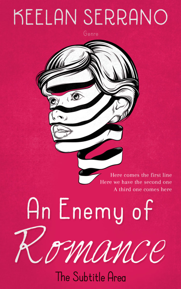 Front view of Maroon Flush #4783 - Premade Chick Lit Book Cover | BookCoverZone