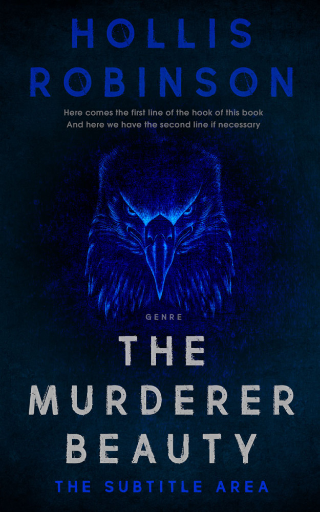 Front view of Black Pearl #4793 - Premade Horror Book Cover