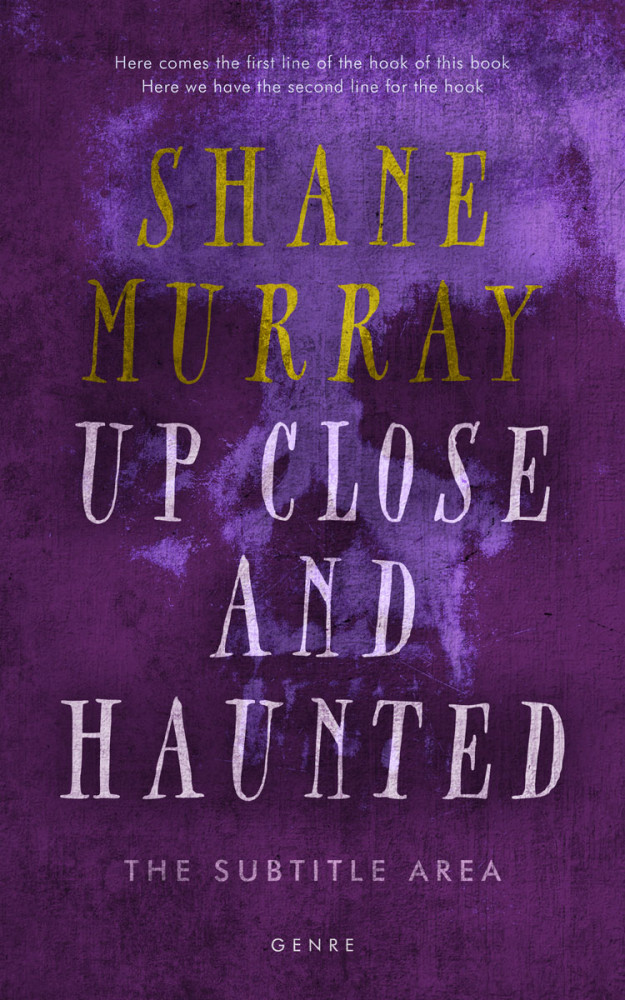 Front view of Bossanova #4811 - Premade Horror Book Cover