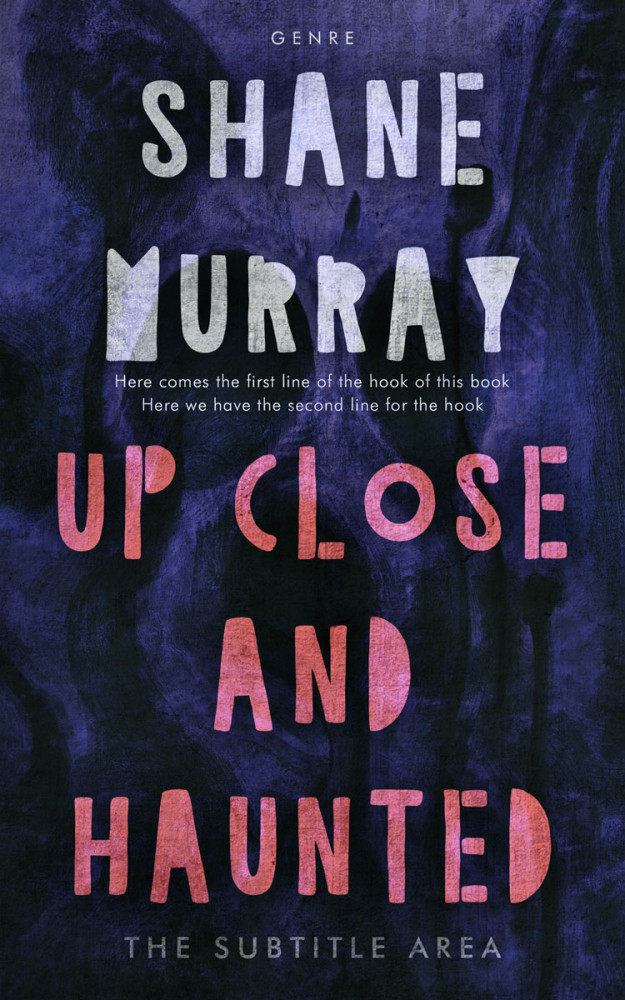 Front view of Mirage #4813 - Premade Horror Book Cover