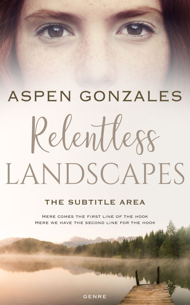 Front view of Bizarre #4845 - Premade Romance Book Cover