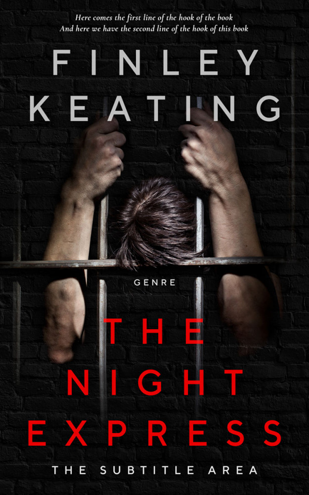 Front view of Cod Gray #4910 - Premade Mystery & Thriller & Suspense Book Cover