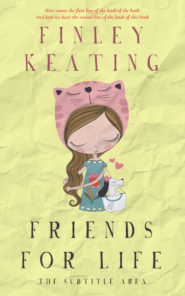 Front view of Zombie #4918 - Premade Children's Book Cover