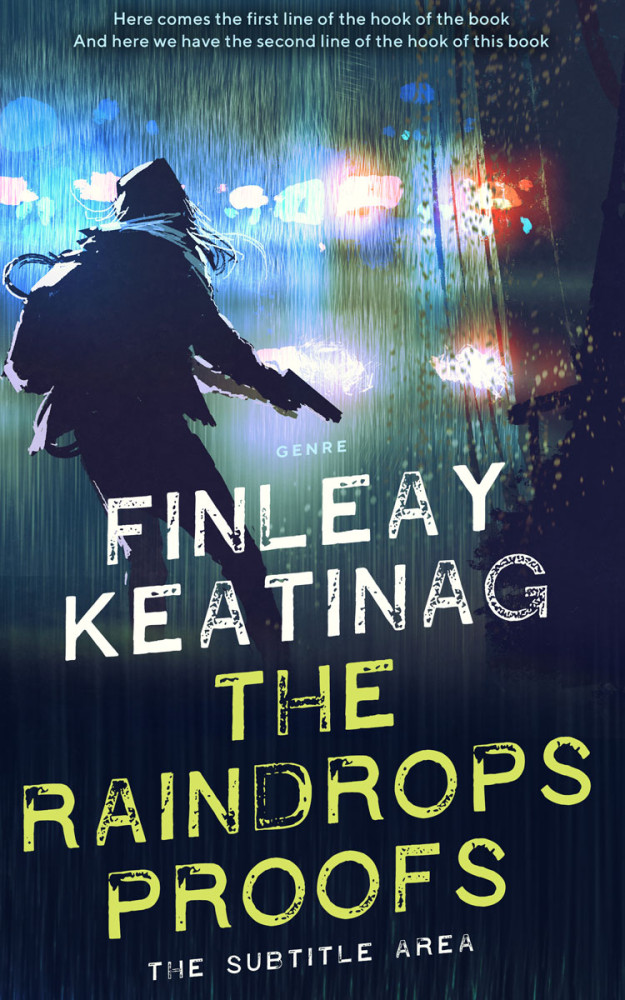 Front view of Mirage #4946 - Premade Action & Adventure Book Cover