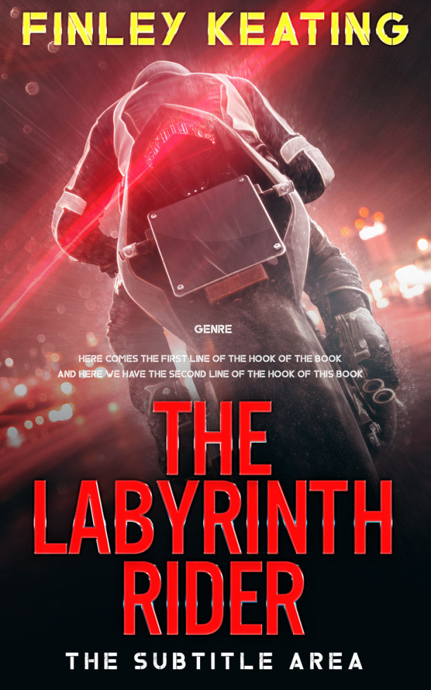 Front view of Cocoa Brown #4953 - Premade Action & Adventure Book Cover