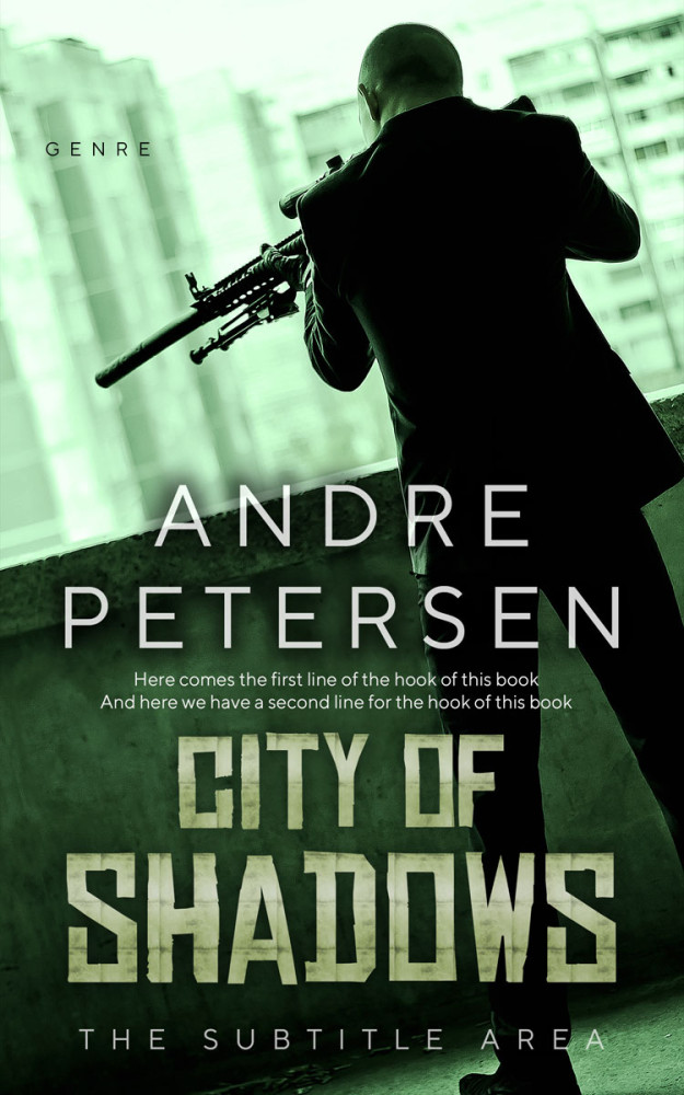 Front view of Hunter Green #4999 - Premade Mystery & Thriller & Suspense Book Cover