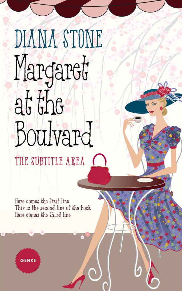 Front view of Dawn Pink #5024 - Premade Romance Book Cover