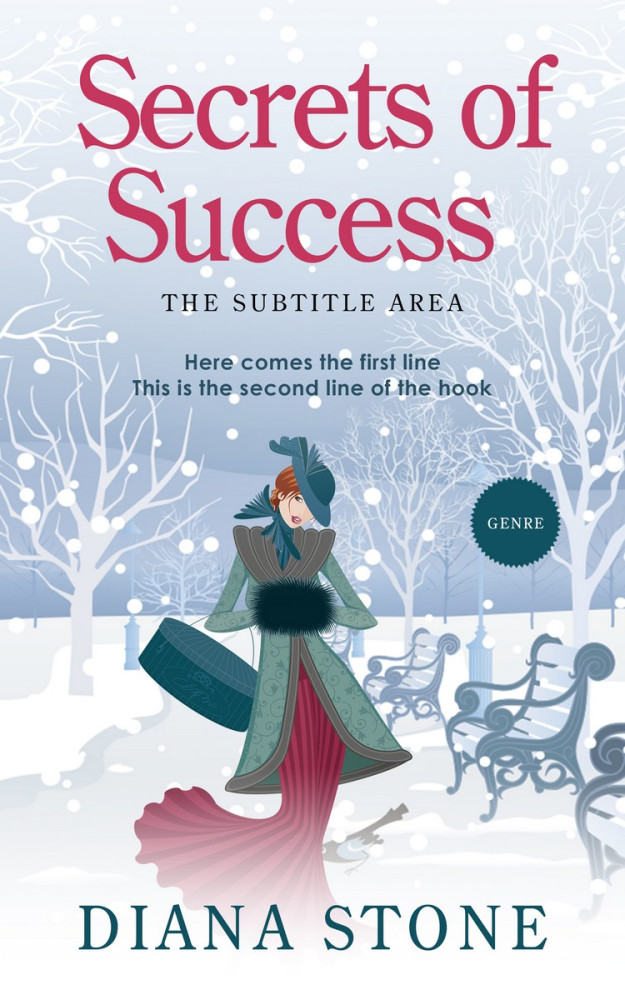 Front view of Botticelli #5033 - Premade Chick Lit Book Cover