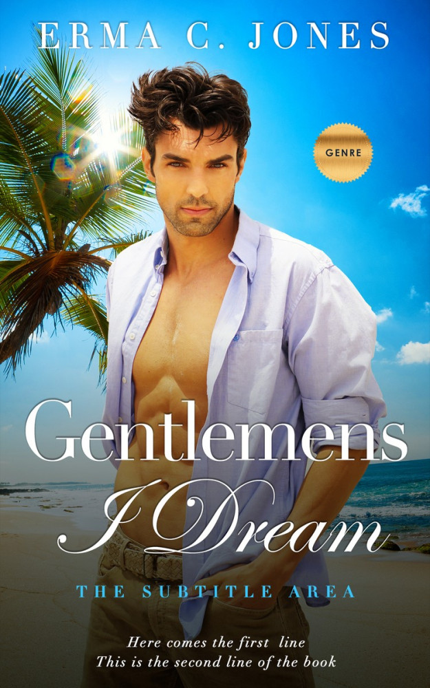 Front view of Taupe #5052 - Premade Erotica Book Cover