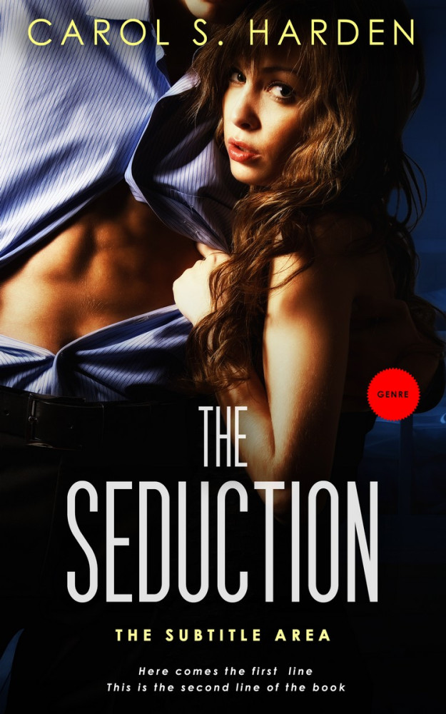 Front view of Vanilla #5075 - Premade Erotica Book Cover