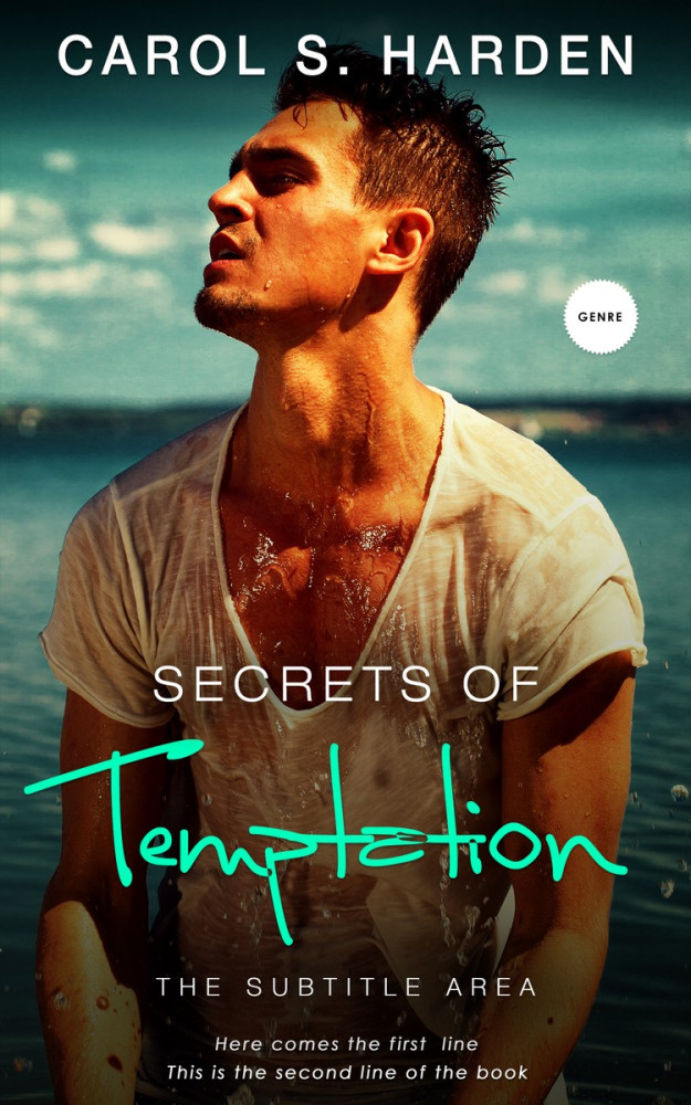 Front view of Zeus #5106 - Premade Erotica Book Cover