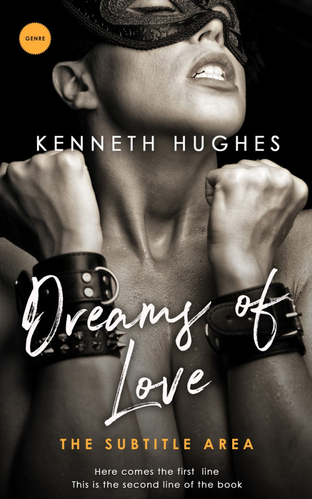 Front view of Dune #5134 - Premade Erotica Book Cover