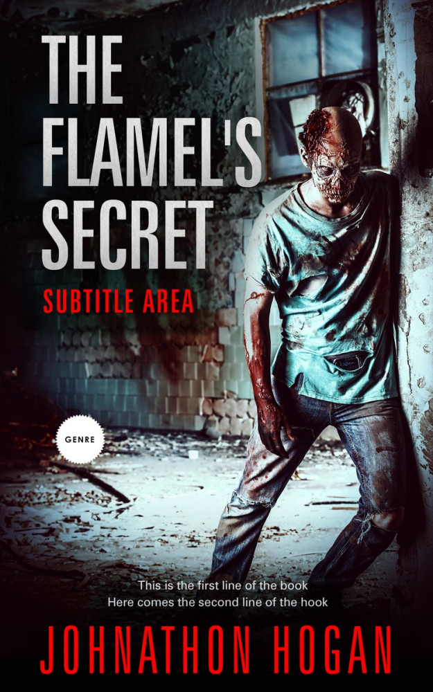 Front view of Silver Rust #5192 - Premade Apocalyptica Book Cover