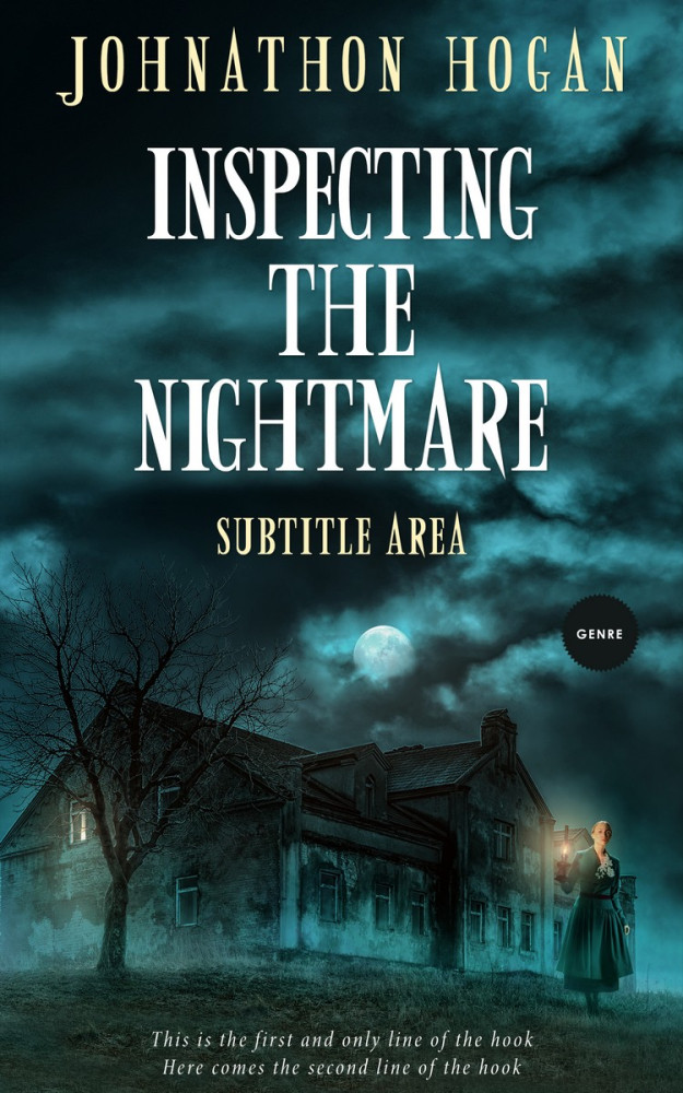 Front view of Gable Green #5208 - Premade Romance Book Cover