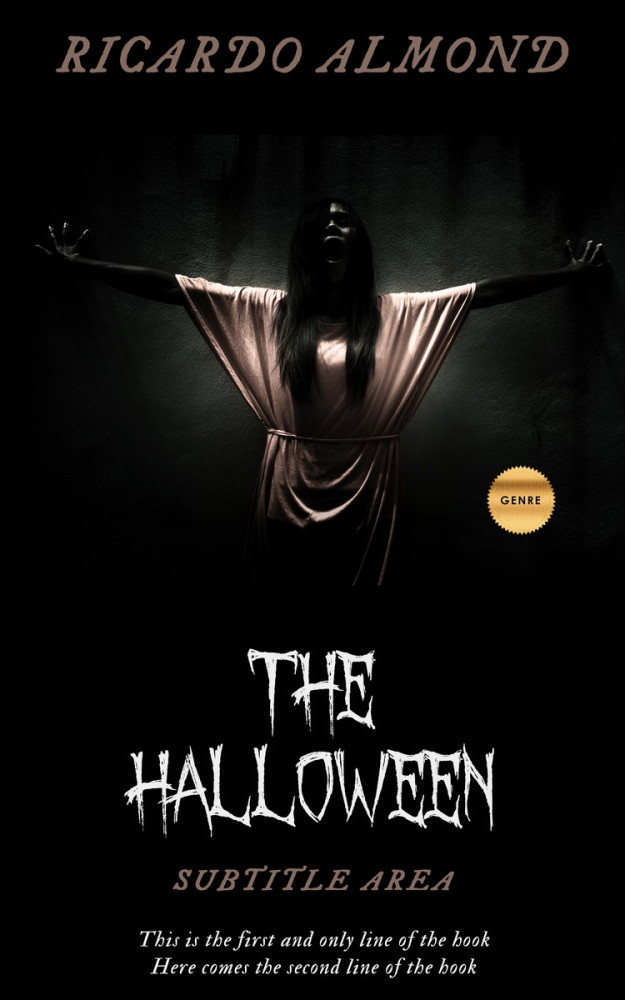 Front view of Cod Gray #5232 - Premade Mystery & Thriller & Suspense Book Cover