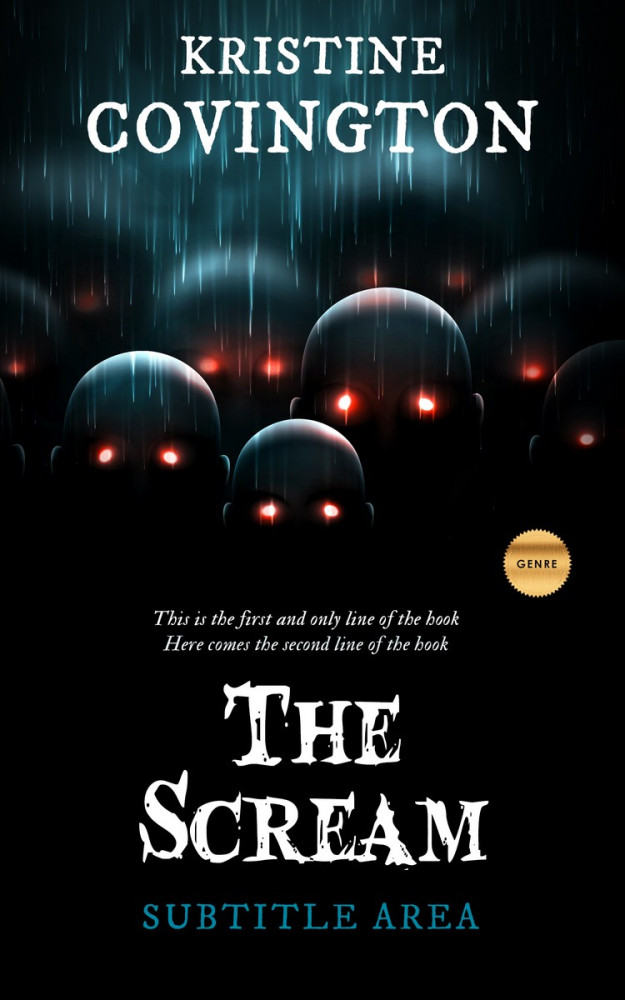 Front view of Bunker #5236 - Premade Apocalyptica Book Cover