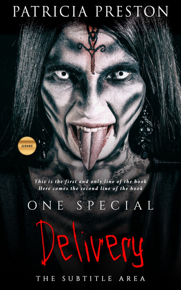 Front view of Thatch #5273 - Premade Horror Book Cover