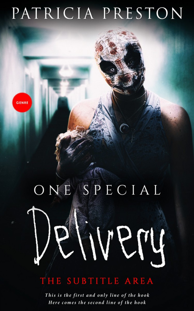 Front view of Swiss Coffee #5279 - Premade Horror Book Cover