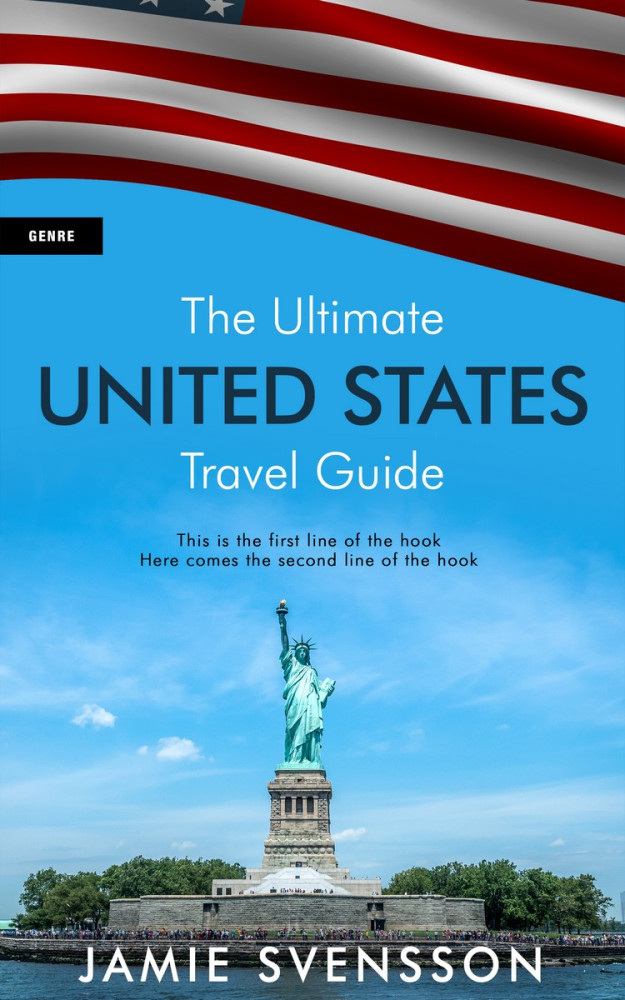 Front view of Havelock Blue #5398 - Premade Travel Book Cover