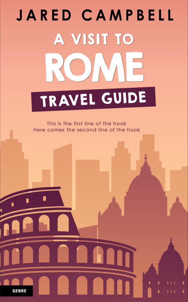 Front view of Tonys Pink #5466 - Premade Abstract Book Cover