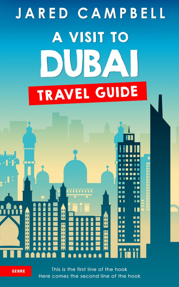 Front view of Blue Chill #5484 - Premade Travel Book Cover