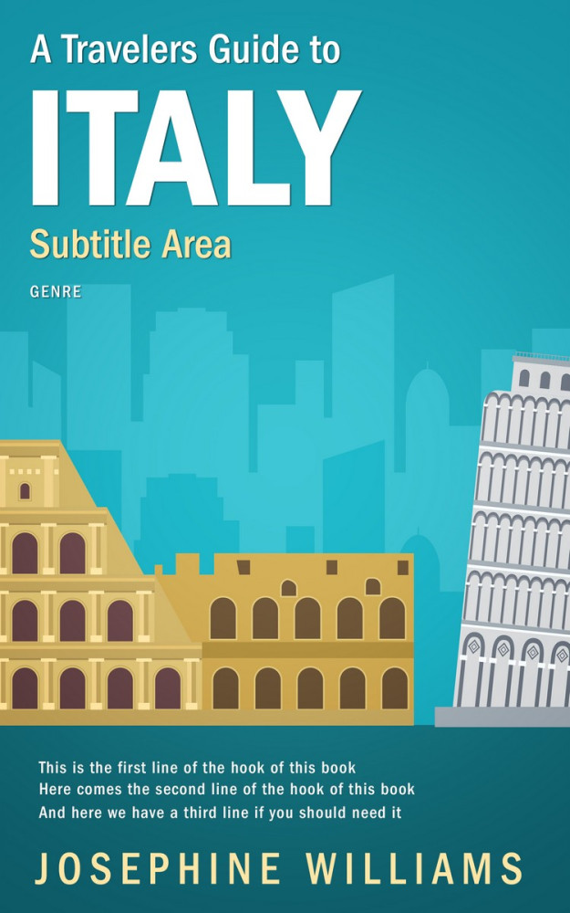 Front view of Eastern Blue #5490 - Premade Historical Book Cover