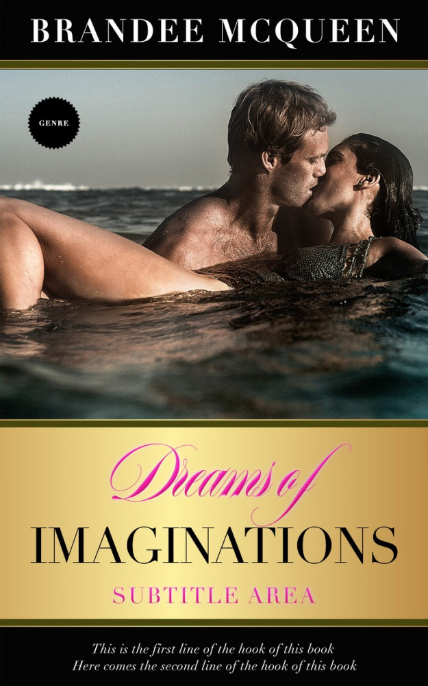 Front view of Harvest Gold #5544 - Premade Erotica Book Cover