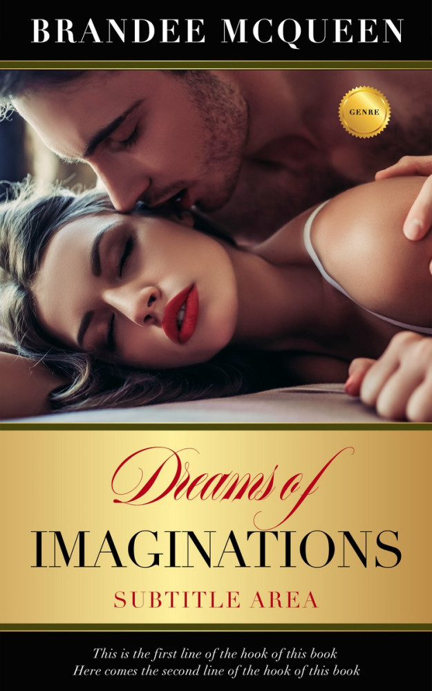 Front view of Harvest Gold #5552 - Premade Erotica Book Cover