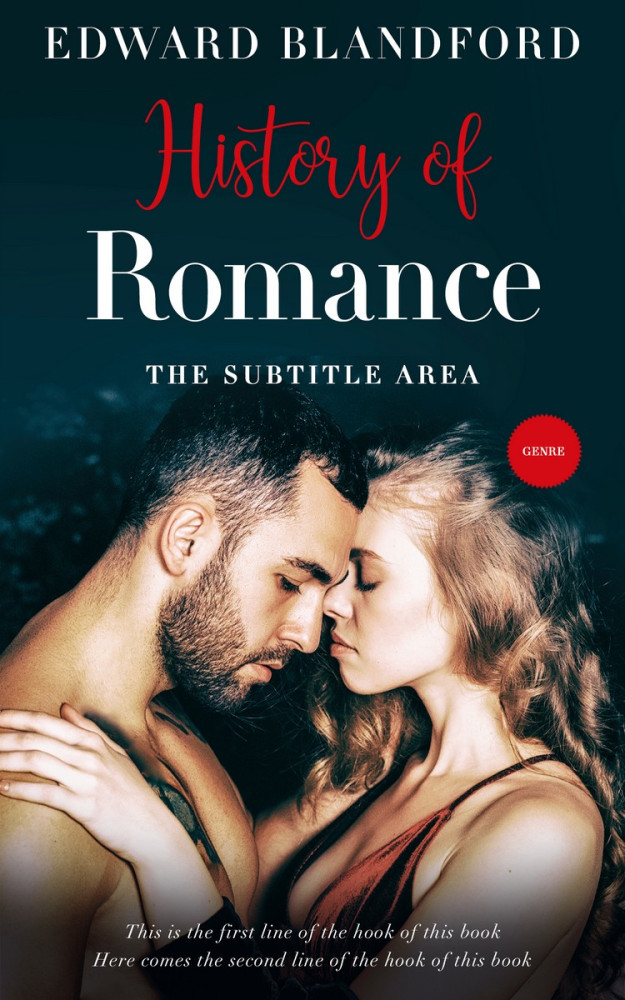 Front view of Gable Green #5588 - Premade Erotica Book Cover