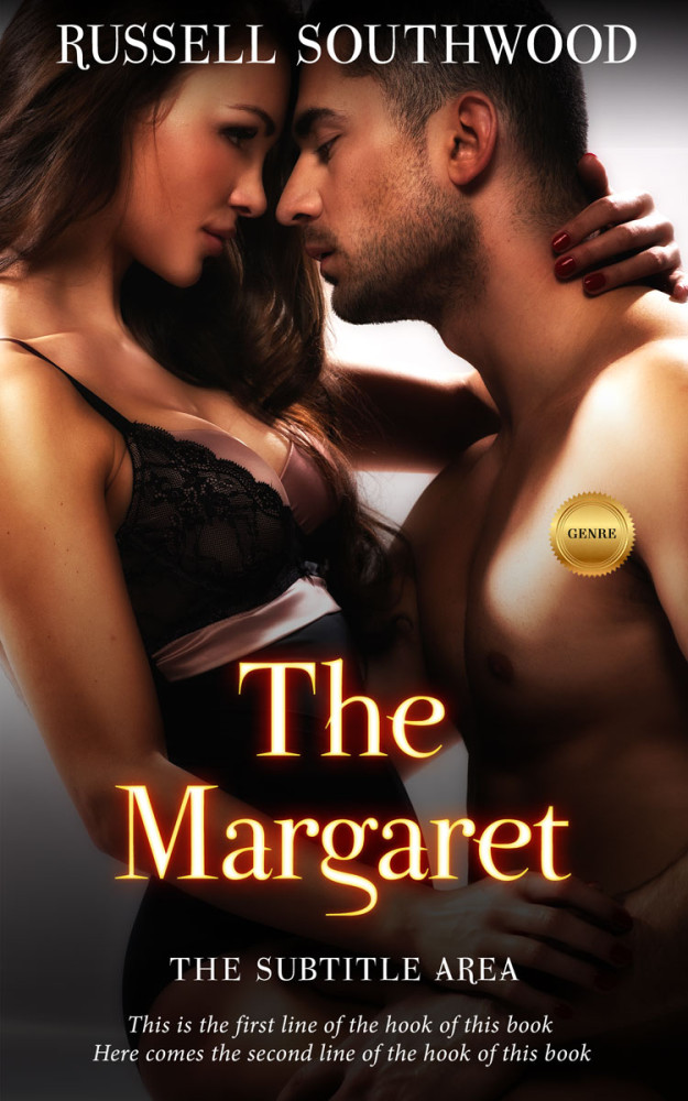 Front view of Antique Brass #5625 - Premade Erotica Book Cover