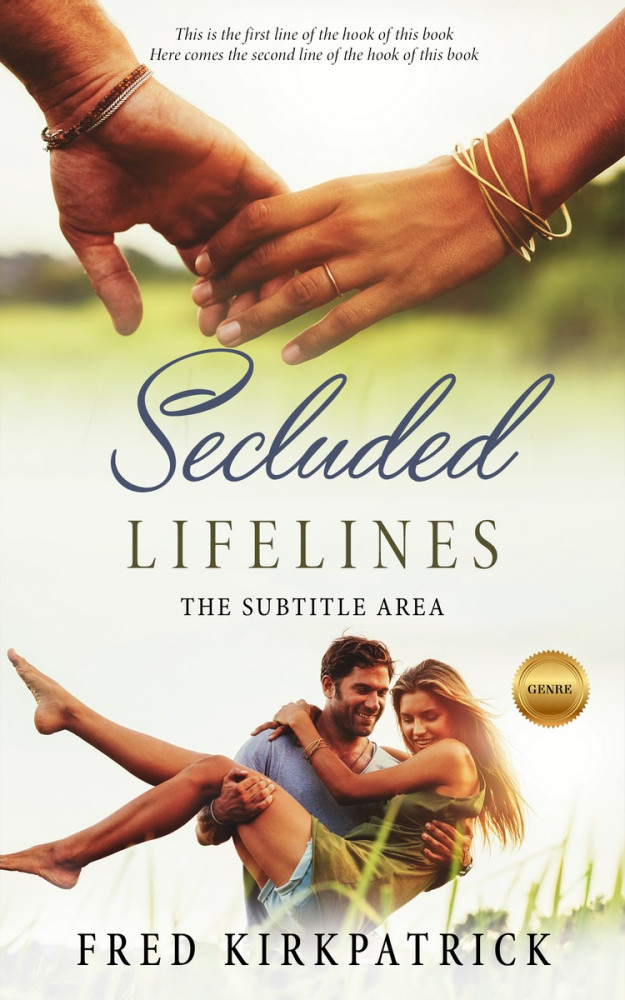 Front view of White Rock #5636 - Premade Romance Book Cover