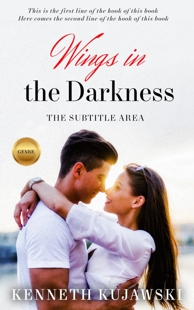 Front view of Athens Gray #5661 - Premade Romance Book Cover