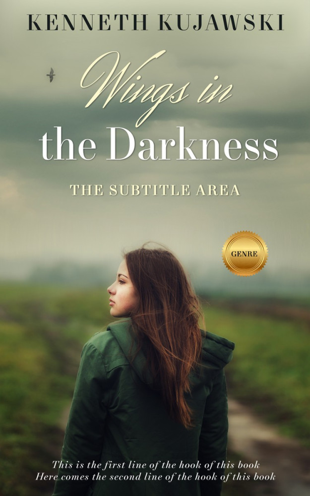 Front view of Bitter #5666 - Premade Romance Book Cover