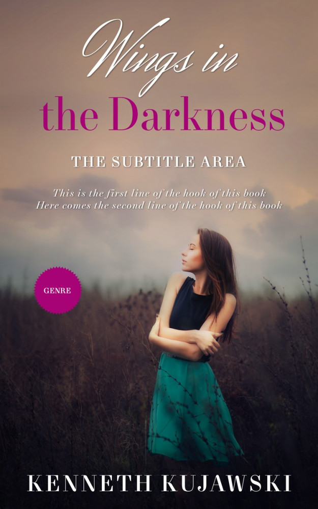 Front view of Donkey Brown #5667 - Premade Romance Book Cover