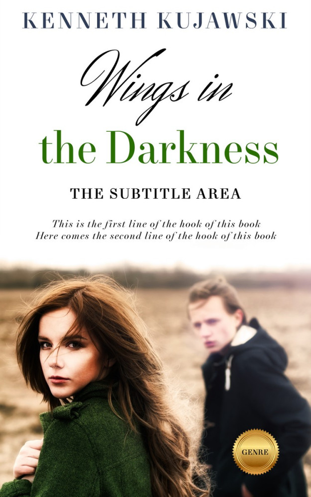 Front view of Brandy #5669 - Premade Romance Book Cover