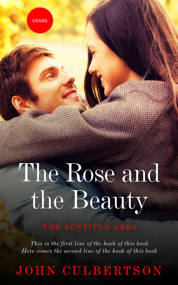 Front view of Harvest Gold #5697 - Premade Romance Book Cover