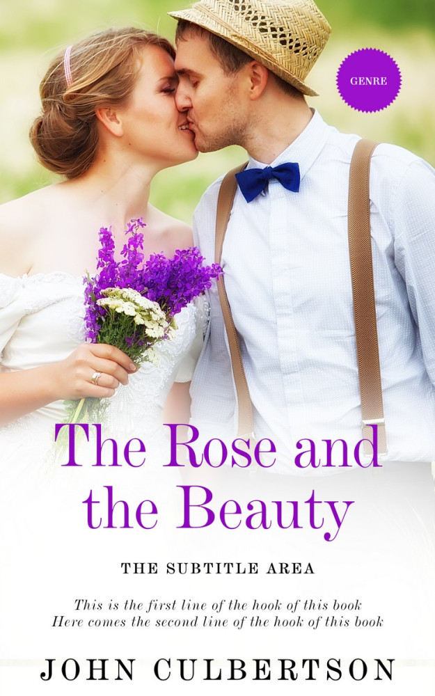 Front view of Pearl Bush #5706 - Premade Romance Book Cover
